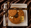 Cake Hole presented in clear lidded box and ribbon. Corporate branding available