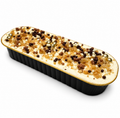 An elegant tray of Coffee sponge cake, covered in coffee buttercream, topped wth mini chocolate balls and crushed walnuts.  Perfect for corporate gifting, desk drops, product launches and hospitality gifting.
