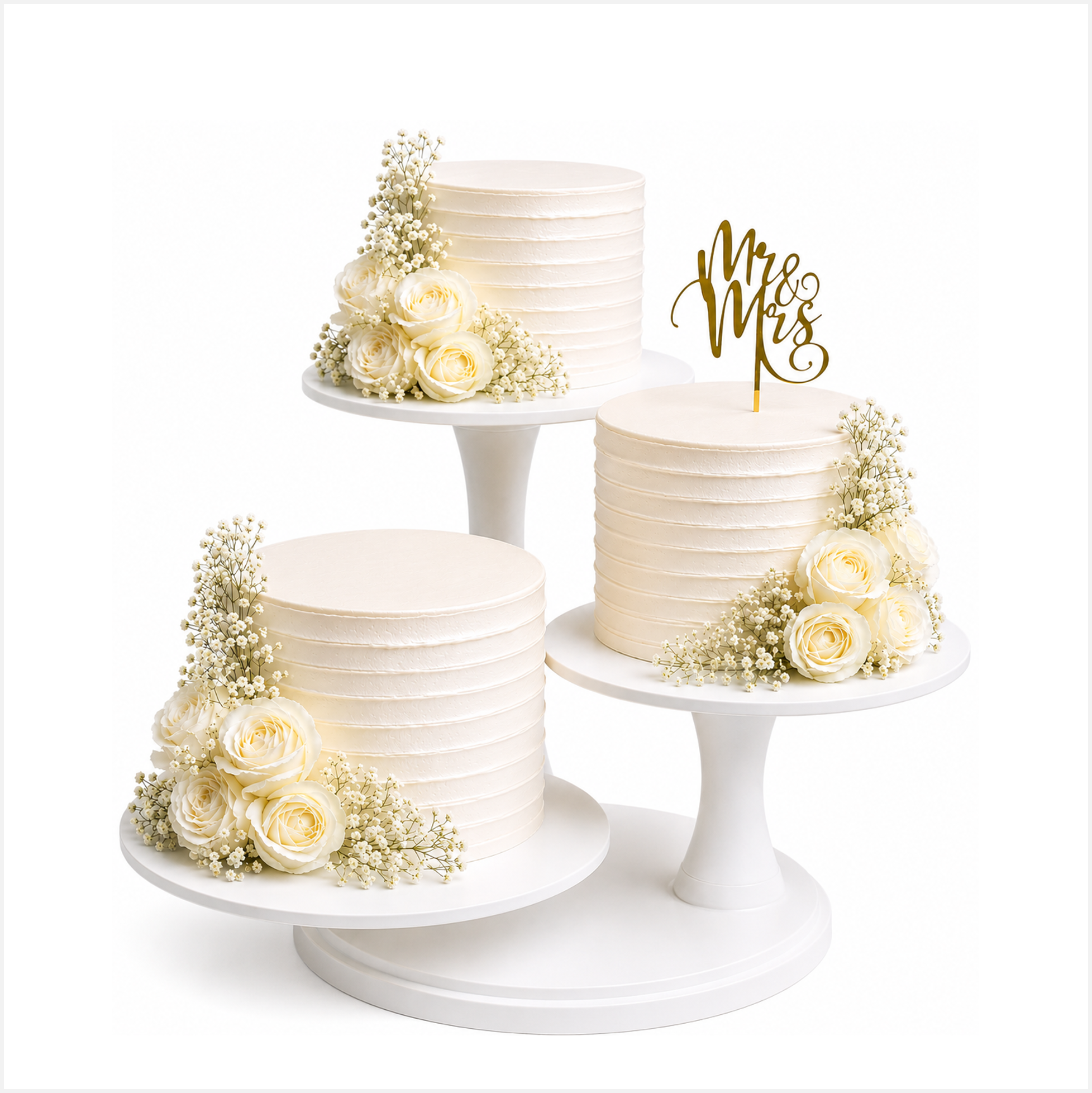 Roses & Gypsophilia
